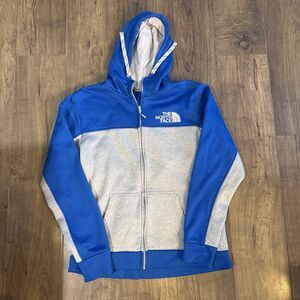 North Face Hoodie Mens L Full Zip Sweatshirt Outdoor Fleece Pocket